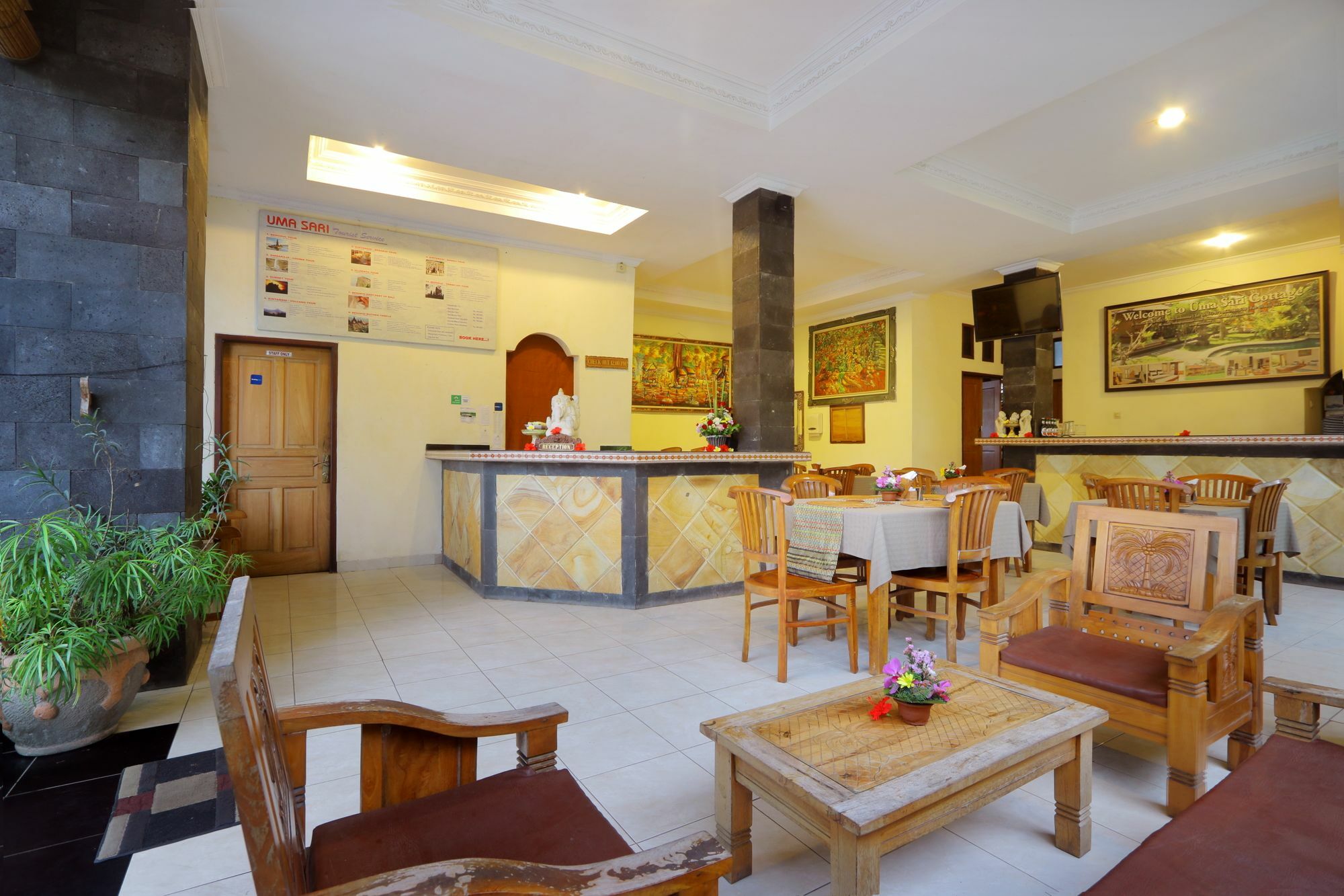 Uma Sari Cottage Ubud Esterno foto