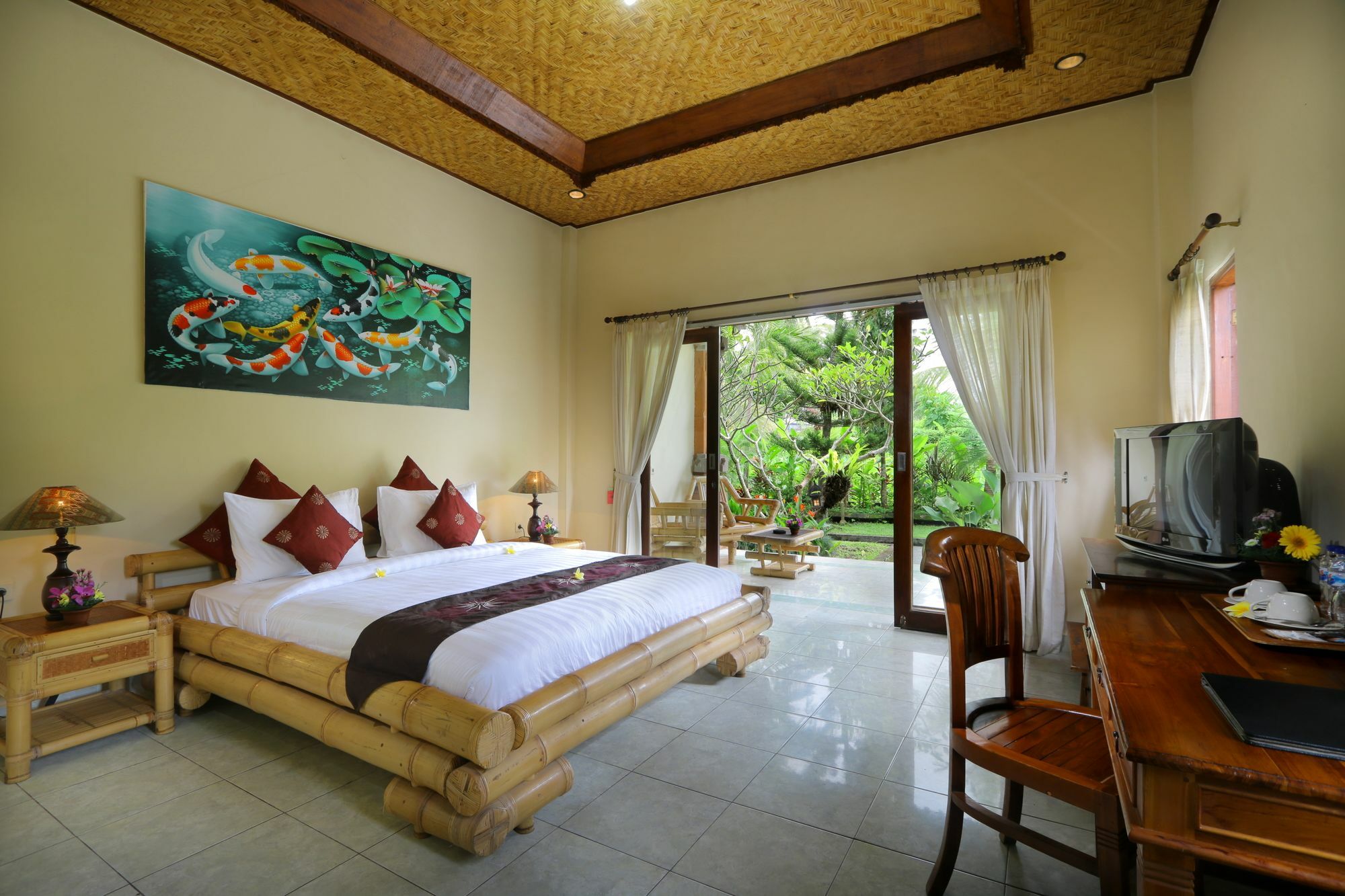 Uma Sari Cottage Ubud Esterno foto