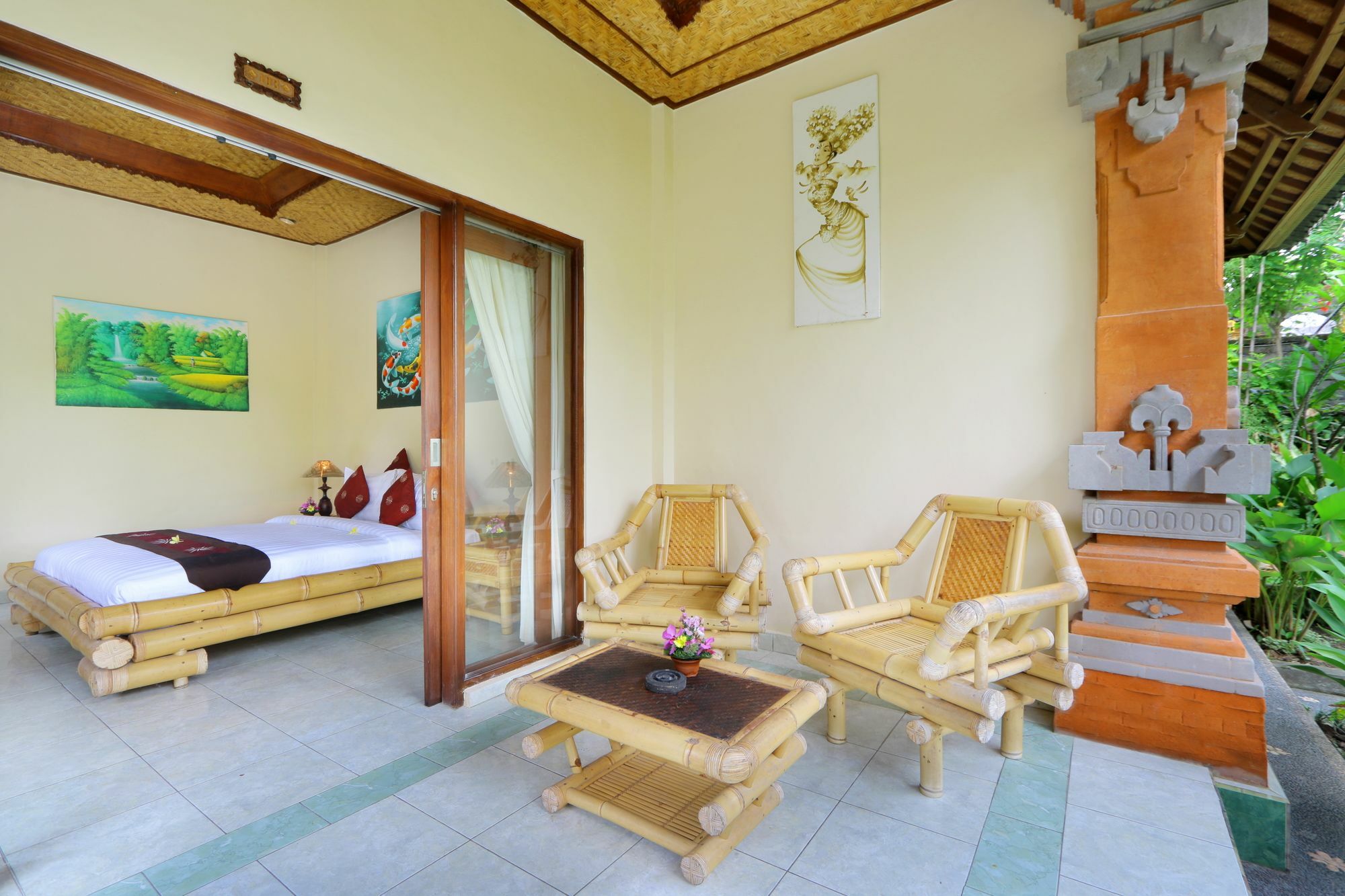 Uma Sari Cottage Ubud Esterno foto