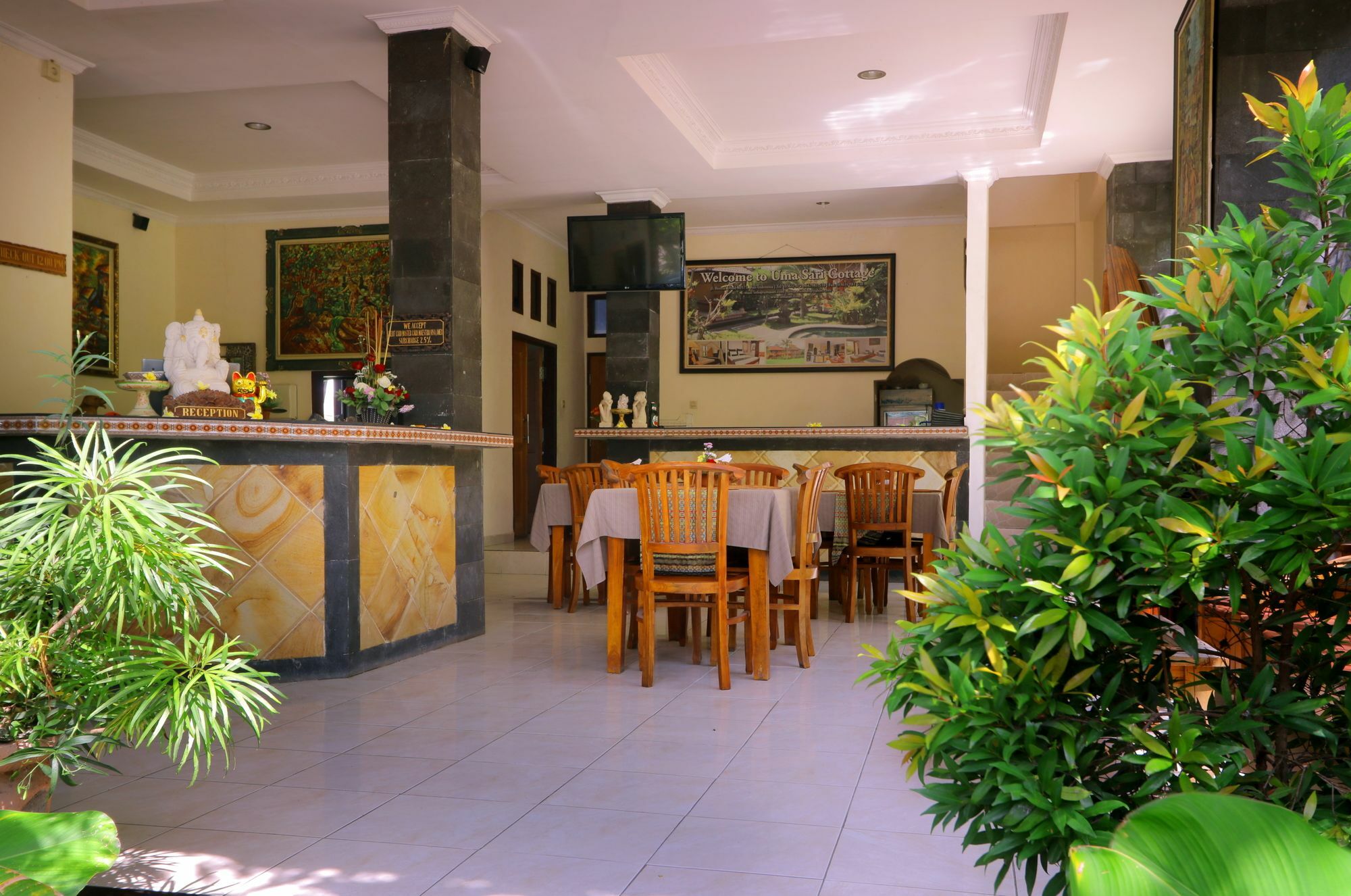 Uma Sari Cottage Ubud Esterno foto