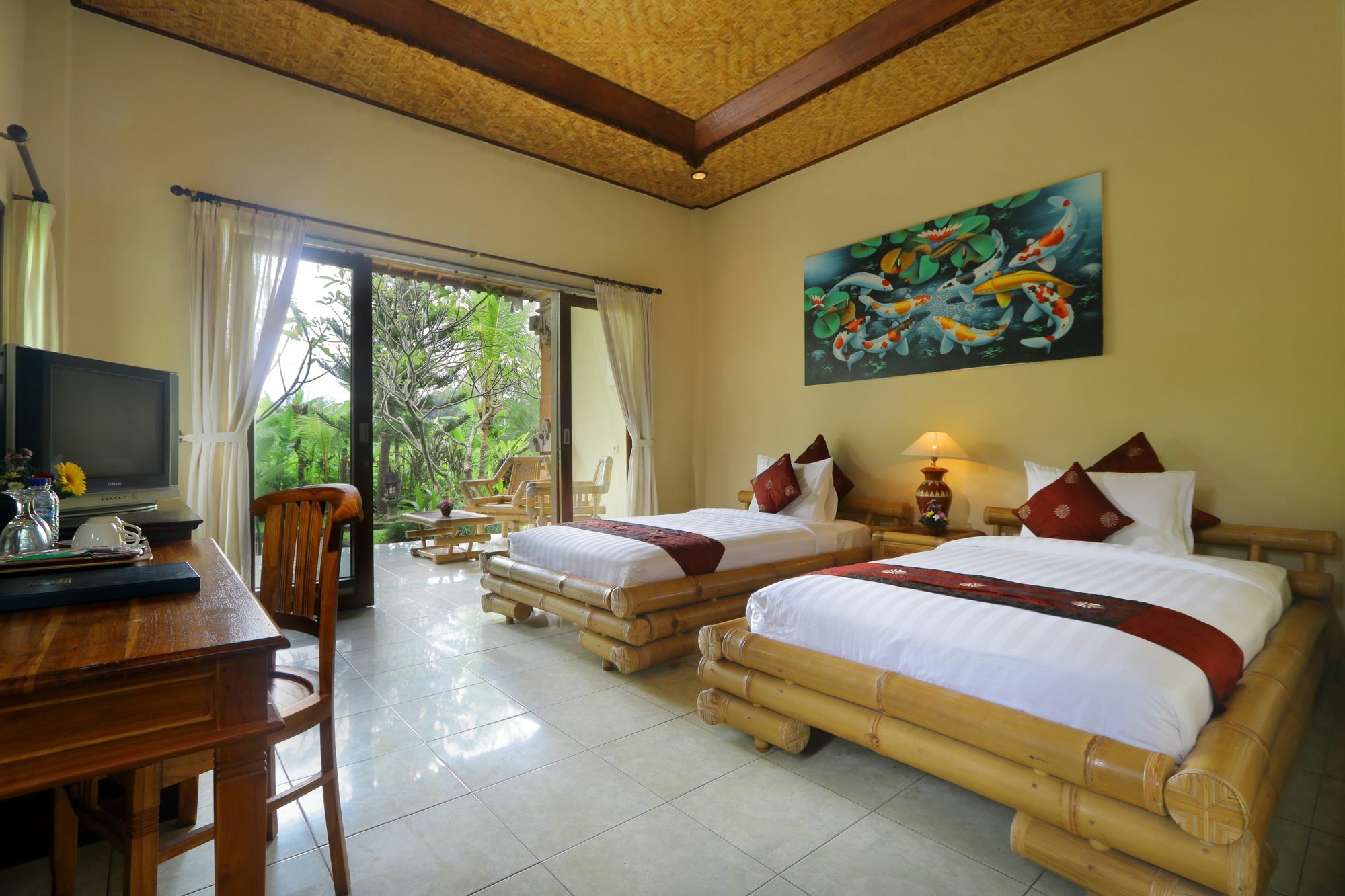 Uma Sari Cottage Ubud Esterno foto