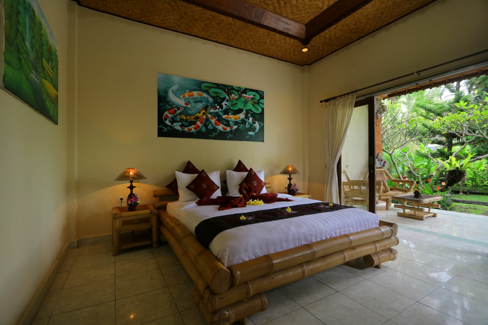 Uma Sari Cottage Ubud Esterno foto
