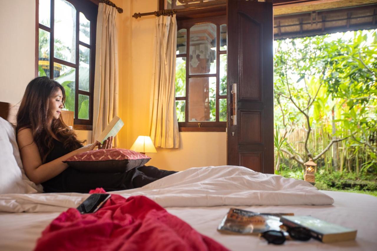 Uma Sari Cottage Ubud Esterno foto